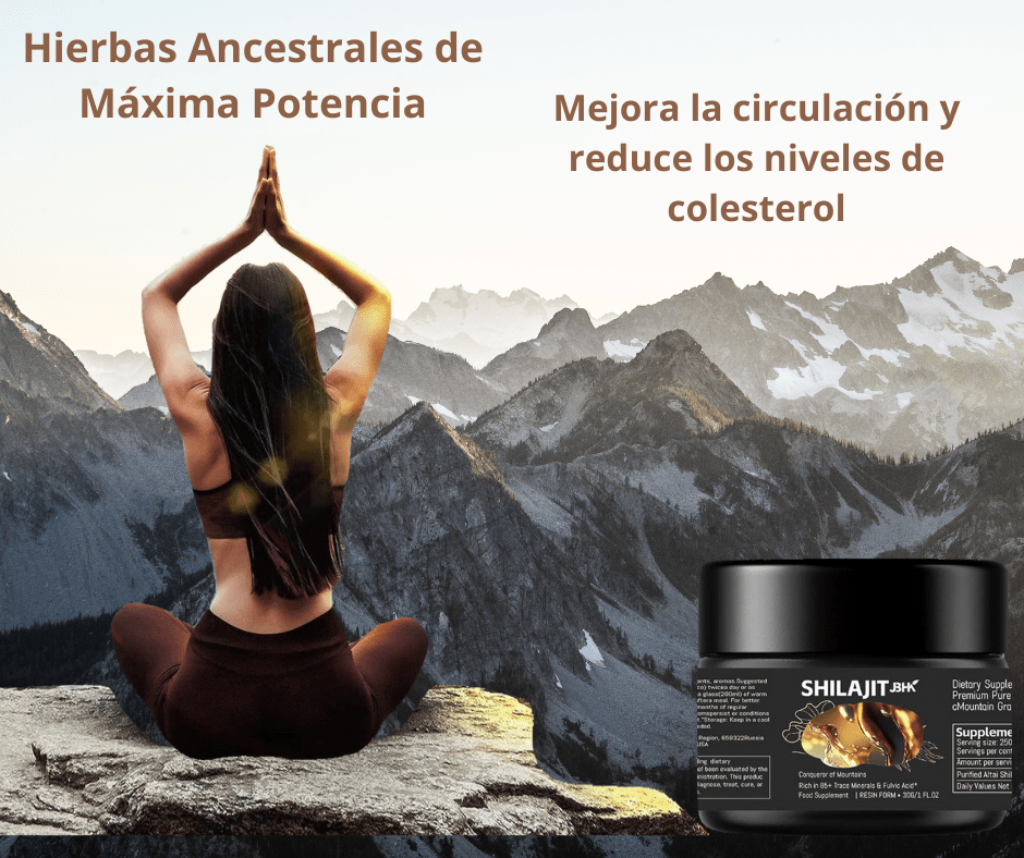 Resina de Shilajit del Himalaya en frasco, suplemento dietético para energía pura y vitalidad natural, en envase transparente