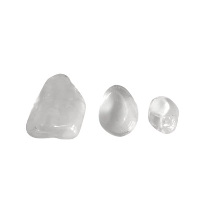 Rodado de cuarzo blanco de Mystical Tienda, piedra pulida y redonda para decoración o terapia energética.