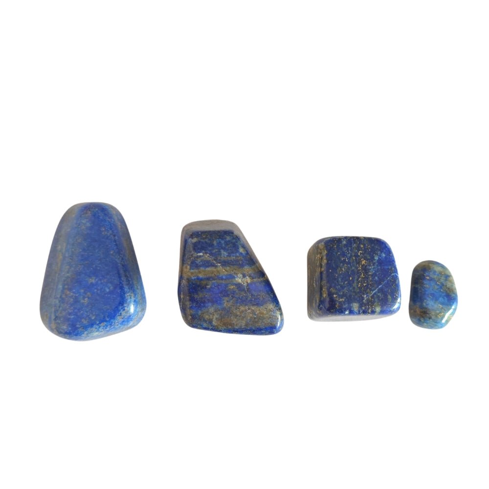 Rodado de lapislázuli de Mystical Tienda, piedra pulida y redonda, ideal para decoración o talismanes.