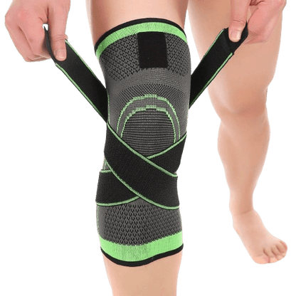 Rodillera innovagizmo de soporte ajustable, diseñada para protección y estabilidad en actividades físicas.