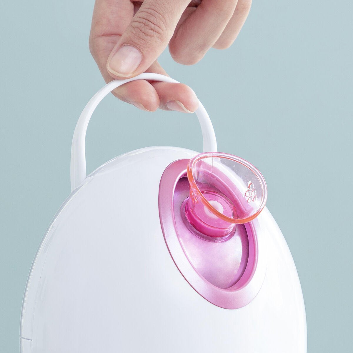 Sauna facial eléctrica Moispa de Innovagoods con pantalla y diseño compacto para tratamiento facial de vapor.