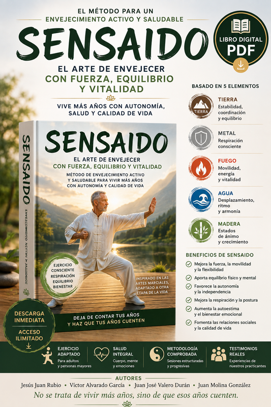 SENSAIDO: El Arte de Envejecer con Fuerza, Equilibrio y Vitalidad