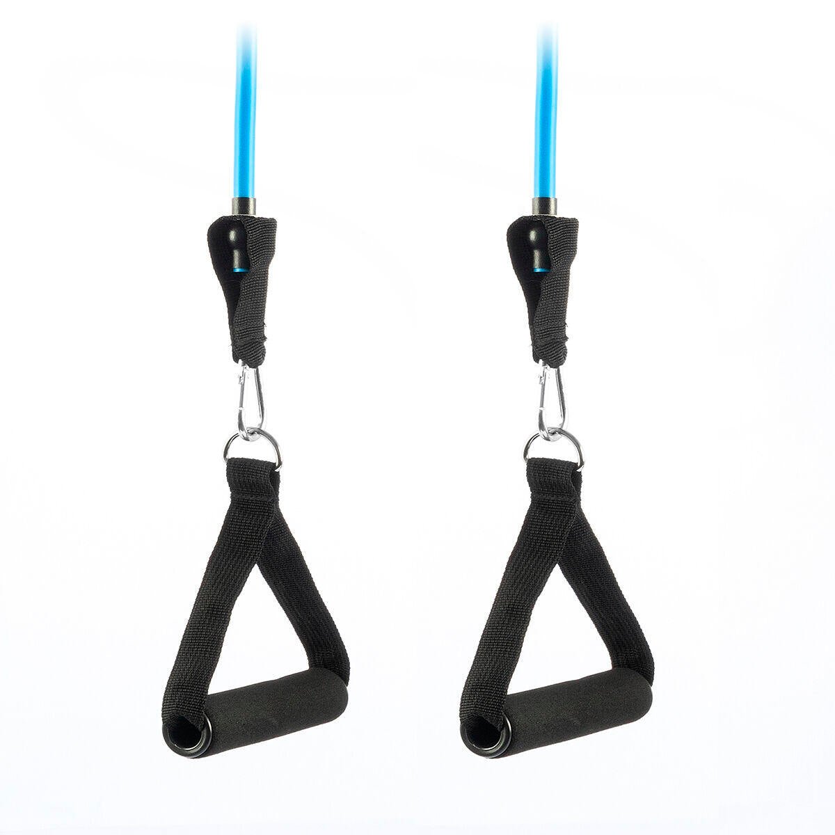Set de 5 bandas de resistencia innovagizmo con accesorios y guía de ejercicios para entrenamiento en casa y tonificación muscular.