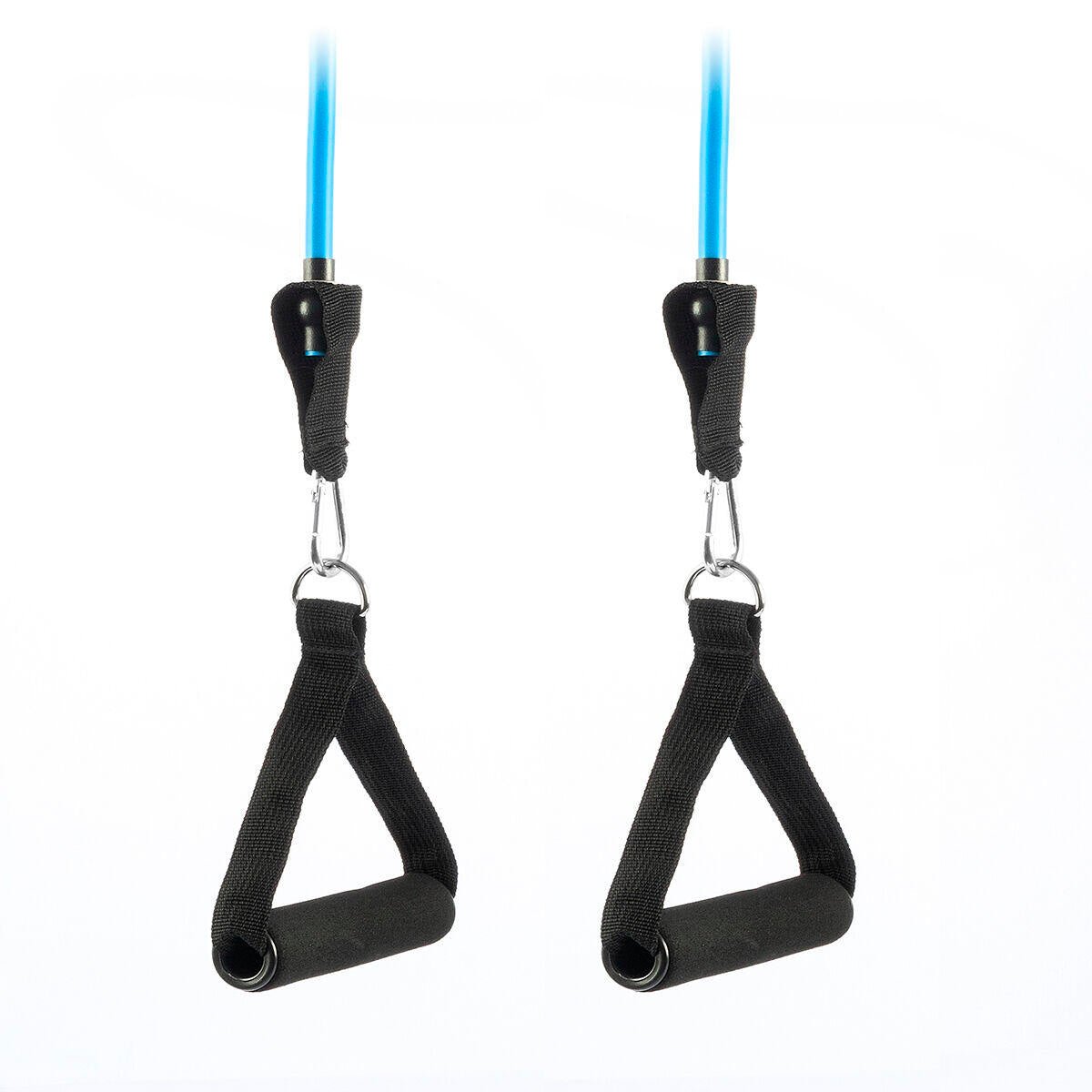 Set de 3 bandas de resistencia Innovagizmo con accesorios y guía de ejercicios para entrenamiento en casa.