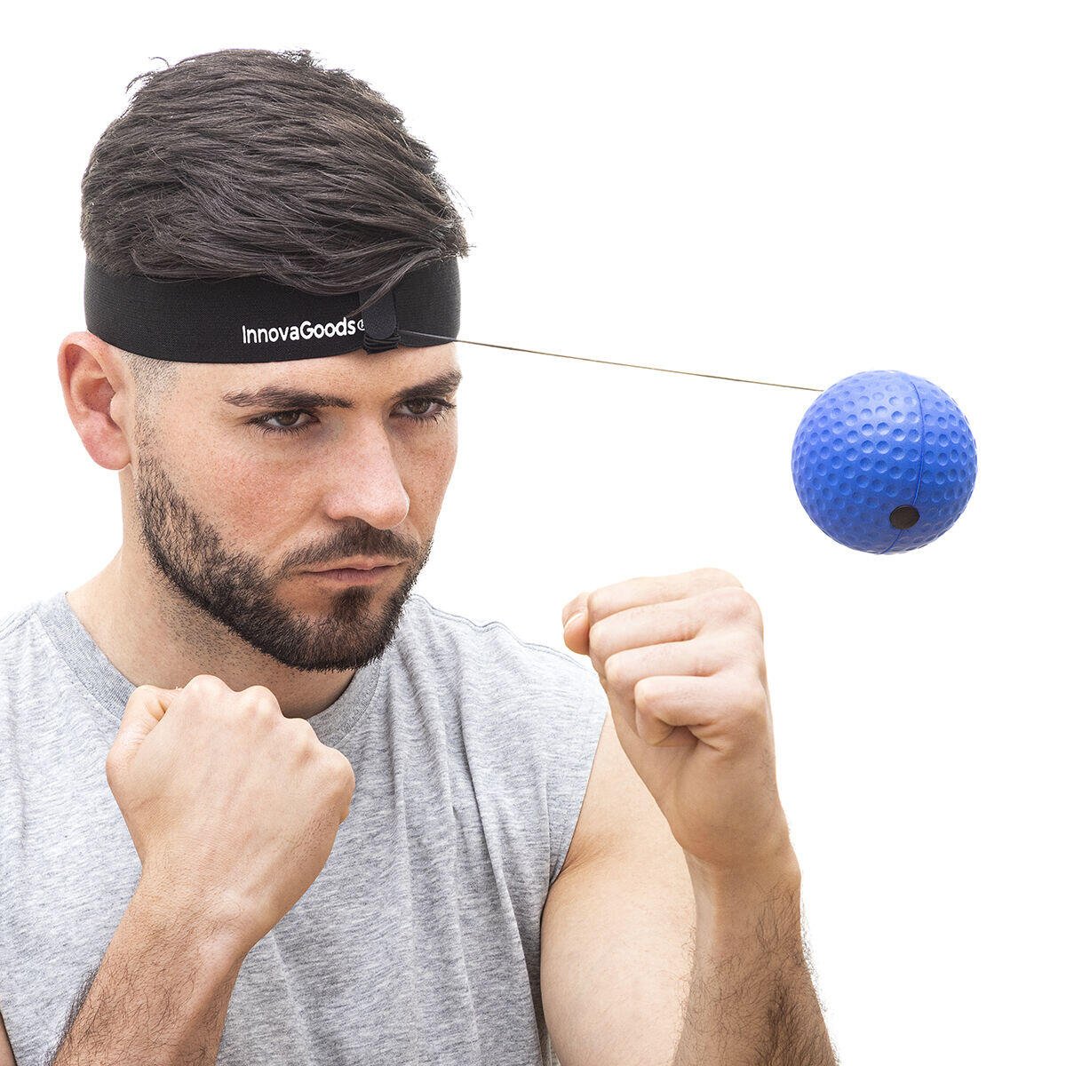 Set de pelotas de entrenamiento y reflejos de innovagizmo, con varias pelotas de diferentes tamaños y colores para ejercicio y coordinación.