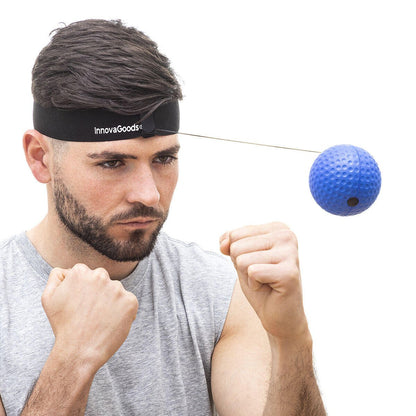 Set de pelotas de entrenamiento y reflejos de innovagizmo, con varias pelotas de diferentes tamaños y colores para ejercicio y coordinación.