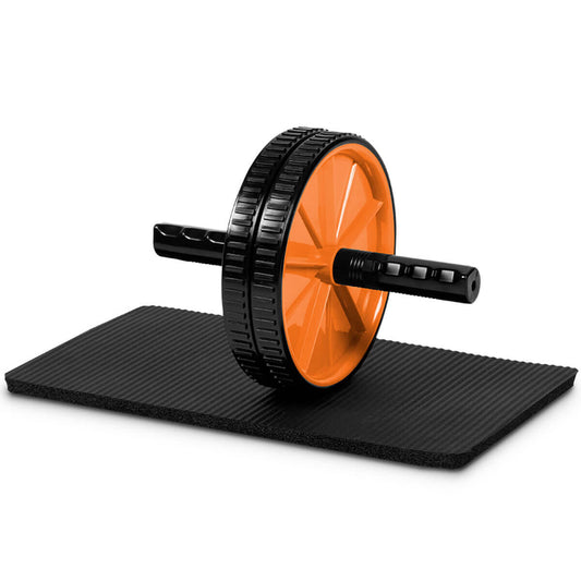 Set de rodillo abdominal y alfombrilla ergonómica de 2 niveles de Innovagizmo, ideal para ejercicio y entrenamiento en casa.