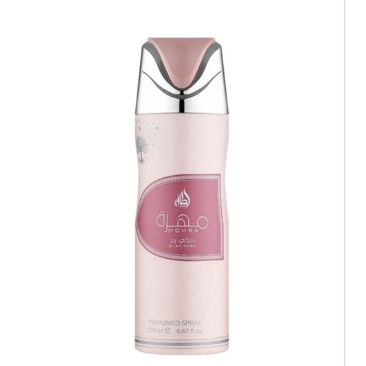 Lattafa Mohra Silky Rose feminino desodorante spray 200ml