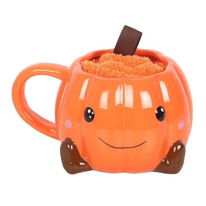 Taza 'Cute Pumpkin' + Calcetines - Sensaido