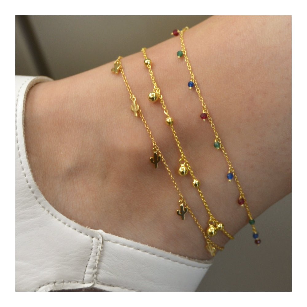 Tobillera Little Cactus