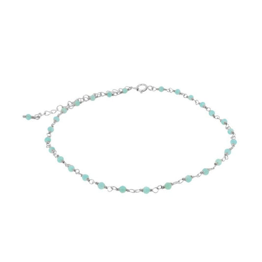 Tobillera 'Naunet' de Amazonita