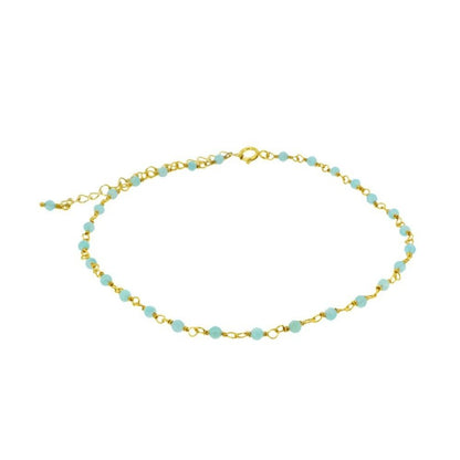 Tobillera 'Naunet' de Amazonita