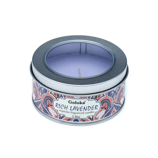 Vela de Cera en Lata Goloka Lavanda - Sensaido