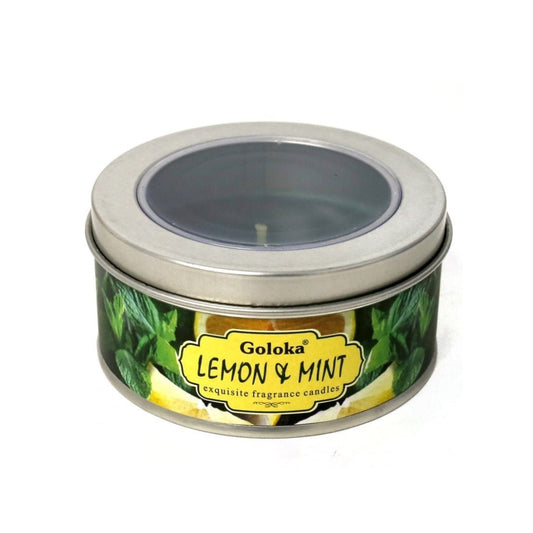 Vela de Cera en Lata Goloka Limón & Menta - Sensaido