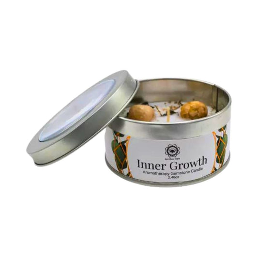 Vela 'Green Tree' - Crecimiento Interior & Adularia - Sensaido