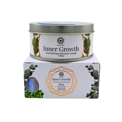 Vela 'Green Tree' - Crecimiento Interior & Adularia - Sensaido