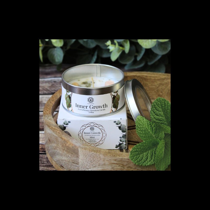 Vela 'Green Tree' - Crecimiento Interior & Adularia - Sensaido