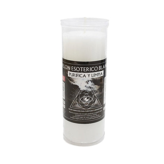 Velón Blanco - Purifica y Limpia - Sensaido