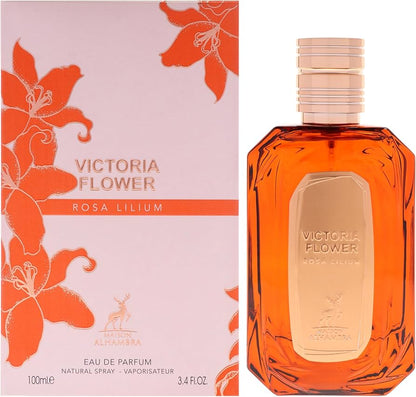 Maison Alhambra Victoria Flower Rosa Lilium Eau de Parfum 100ml
