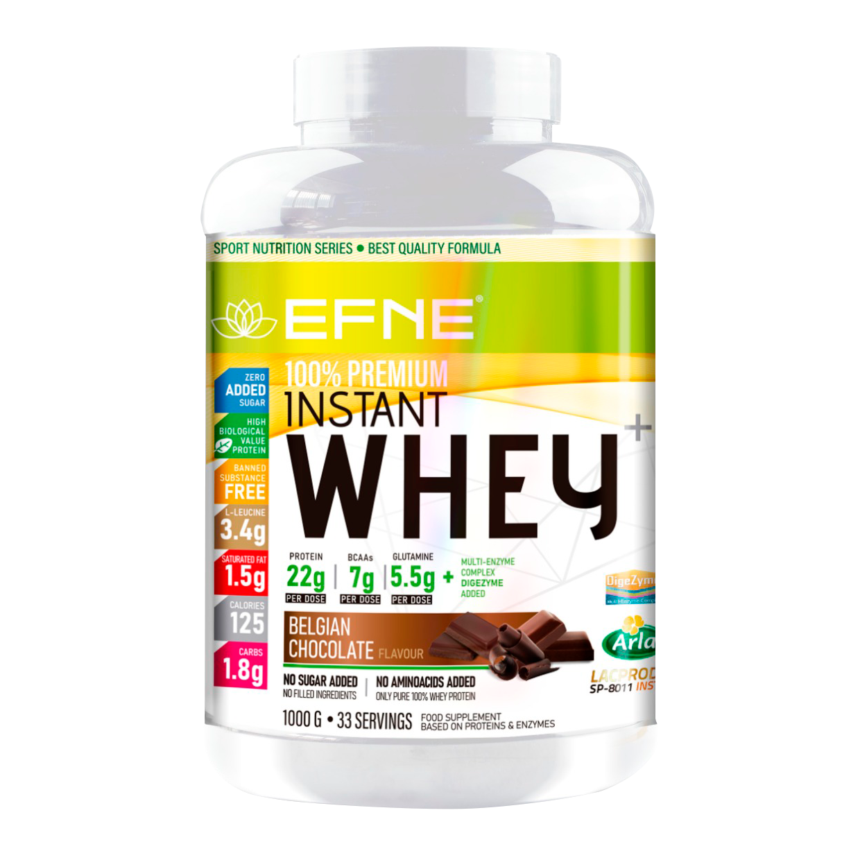 Proteína Whey Chocolate EFNE – Sabor clásico y potente