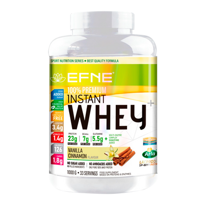 Proteína Whey Vainilla EFNE – Suave, ligera y efectiva