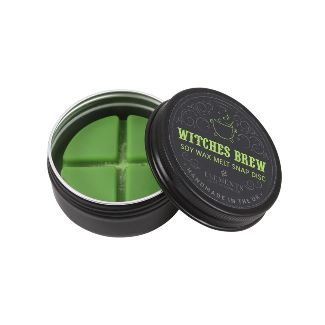 Vela de cera Witches Brew de Mystical Tienda, aroma místico y oscuro en forma de cera derretible para aromatizar espacios.