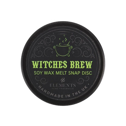 Vela de cera Witches Brew de Mystical Tienda con aroma místico y oscuro, en forma de cera para quemar y aromatizar espacios.